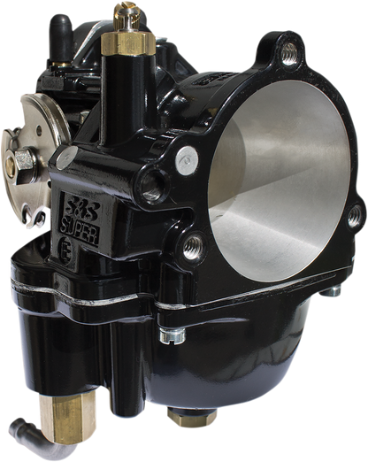 S&S Super E Black Carburetor 1957-2006 Harley Touring Softail Sportster FLH FXST