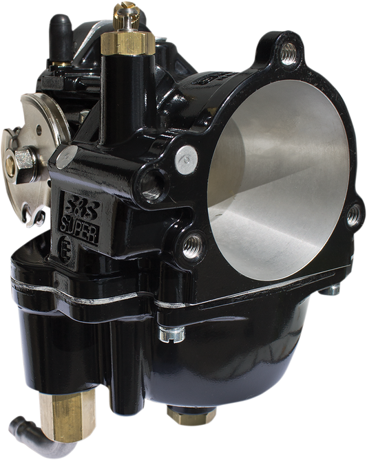 S&S Super E Black Carburetor 1957-2006 Harley Touring Softail Sportster FLH FXST