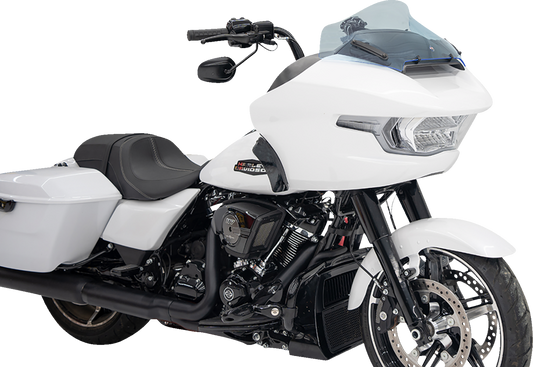 Klock Werks Kolor Flare 10" Blue Ice Windshield for 2023-2025 Harley Road Glide