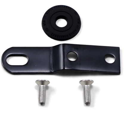 Saddlemen Black 1/4"-28 Universal Rear Motorcycle Seat Bracket for Harley