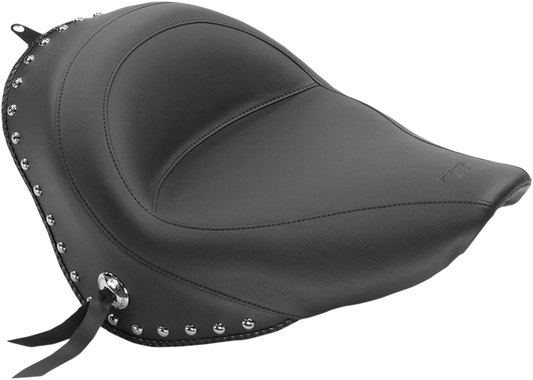 Mustang Studded Skirt Solo Seat fit 2006-2017 Harley Softail Fat Boy Night Train