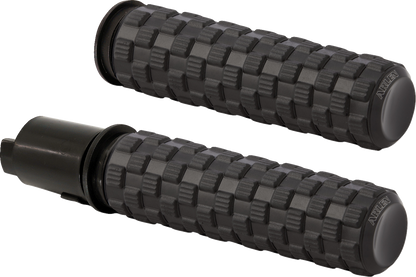 Arlen Ness Air Trax Black TBW Handlebar Grips for 2023-26 Harley Touring Softail