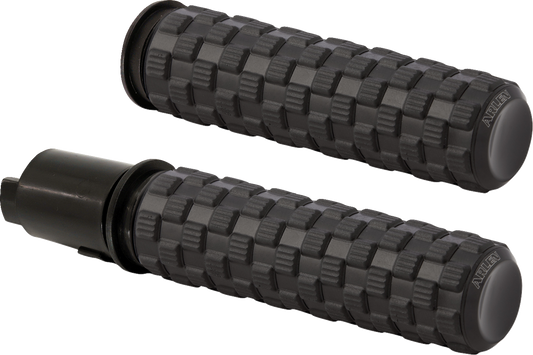 Arlen Ness Air Trax Black TBW Handlebar Grips for 2023-26 Harley Touring Softail