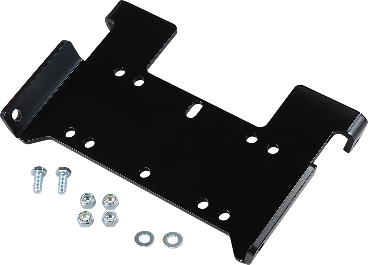 Moose Utility UTV Black Front Winch Mount Kit for 2016-2024 Honda Pioneer 1000