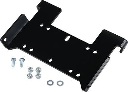 Moose Utility UTV Black Front Winch Mount Kit for 2016-2024 Honda Pioneer 1000