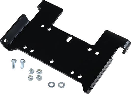 Moose Utility UTV Black Front Winch Mount Kit for 2016-2024 Honda Pioneer 1000
