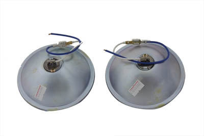 Vtwin Halogen Blue 4-1/2" Spot lamp Driving Light Bulbs for Harley Davidson