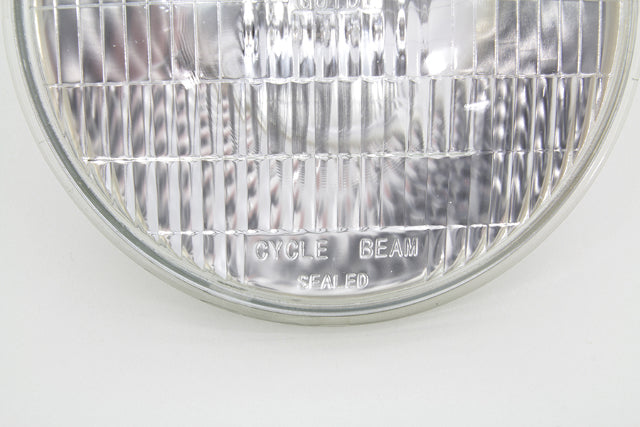 Vtwin 7" Replica Guide Cycle 60/55 Watt 6v Headlight Bulb 1949-1955 Harley FLH