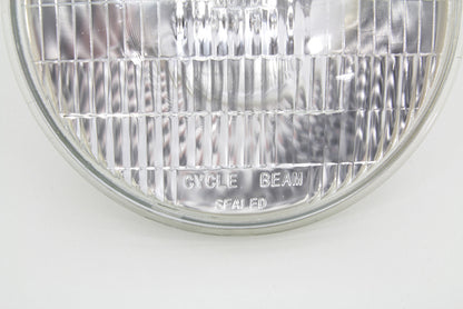 Vtwin 7" Replica Guide Cycle 60/55 Watt 6v Headlight Bulb 1949-1955 Harley FLH