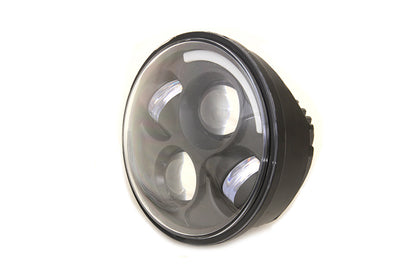 Vtwin 5.75" LED Halo Ring Projector Headlight Kit for Harley Davidson