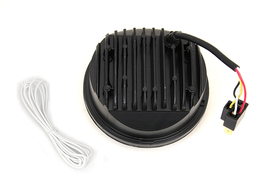 Vtwin 5.75" LED Halo Ring Projector Headlight Kit for Harley Davidson