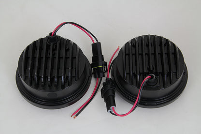 VTwin 4-1/2" LED Spot Light Kit for 1980-2017 Harley Davidson Touring Models