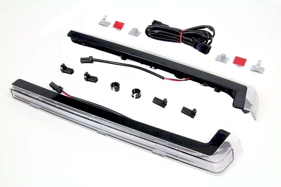 VTwin Aurora Tour-Pak Clear Accent Light Kit for 2006-2013 Harley Touring FLHT