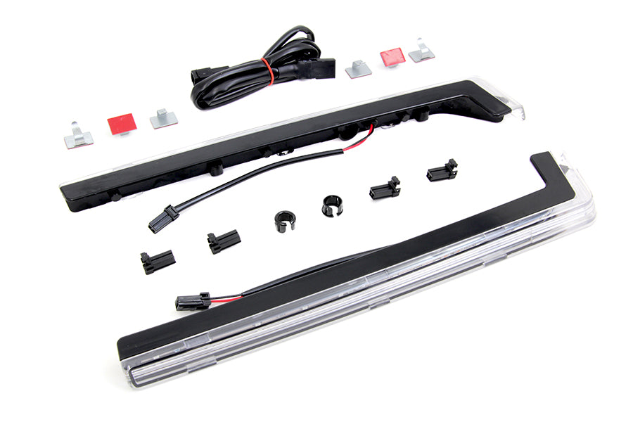 VTwin Aurora Tour-Pak Clear Accent Light Kit for 2006-2013 Harley Touring FLHT