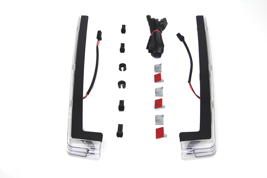 VTwin Aurora Tour-Pak Clear Accent Light Kit for 2006-2013 Harley Touring FLHT