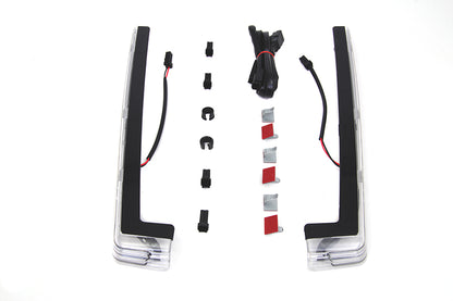 VTwin Aurora Tour-Pak Clear Accent Light Kit for 2006-2013 Harley Touring FLHT