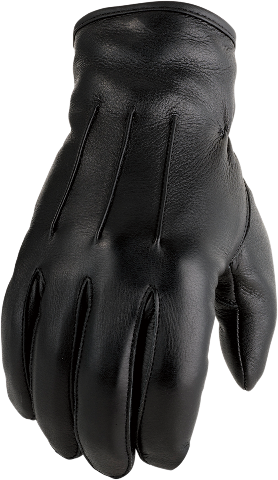 Z1R Mens Black 938 Leather Motorcycle Riding Street Racing Gloves