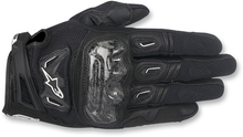 Alpinestars Mens Leather SMK-2 Black v2 Motorcycle Riding Street Racing Gloves