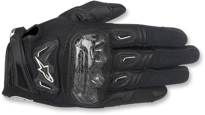Alpinestars Mens Leather SMK-2 Black v2 Motorcycle Riding Street Racing Gloves