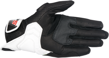 Alpinestars Mens Pair Black Red White SP5 Motorcycle Riding Street Racing Gloves