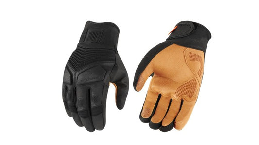 Icon Mens Black Nightbreed Motorcycle Riding Street Racing Riding Gloves