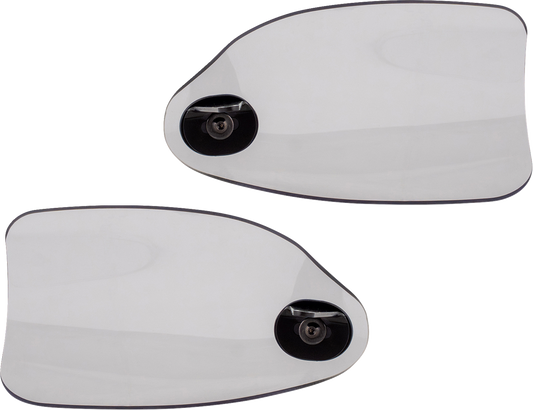 Klock Werks Flare Clear Hand Guards fits 2002-2025 Harley Hydraulic Clutch