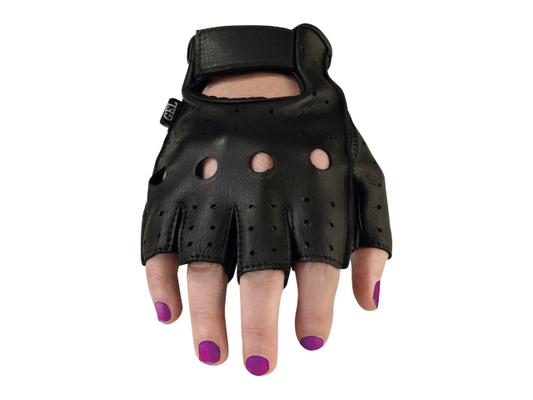 Z1R Womens 243 Leather Half Motorcycle Biker Street Gloves