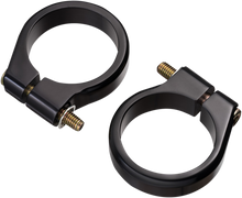 Joker Machine Black 49mm Motorcycle Front Fork Tube Turn Signal Clamps Harley
