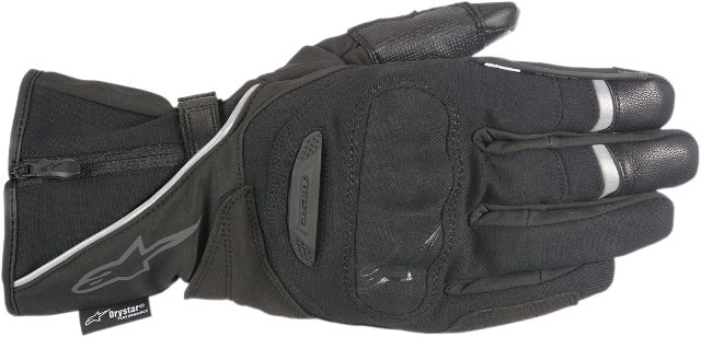 Alpinestars Mens Black Leather Primer Drystar Motorcycle Riding Street Gloves