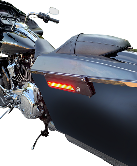 Custom Dynamics LED Saddlebag Latch Turn Signal Lights 2014-2023 Harley Touring