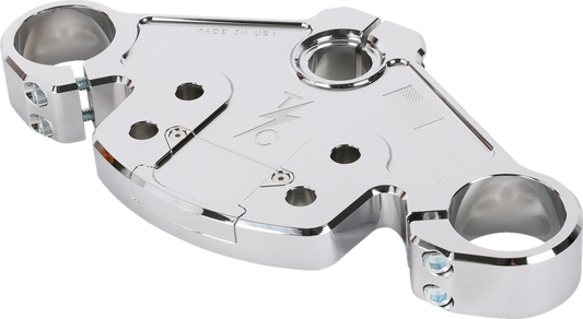 Thrashin Supply Chrome Top Triple Tree for 2024 Harley Road Glide TSC-2921-3