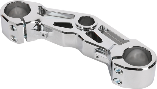 Thrashin Supply Chrome Bottom Triple Tree fits 2024 Harley Road Glide FLTRX