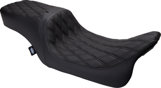 Drag Specialties Predator II Diamond Stitch Seat fits 2008-2024 Harley Touring