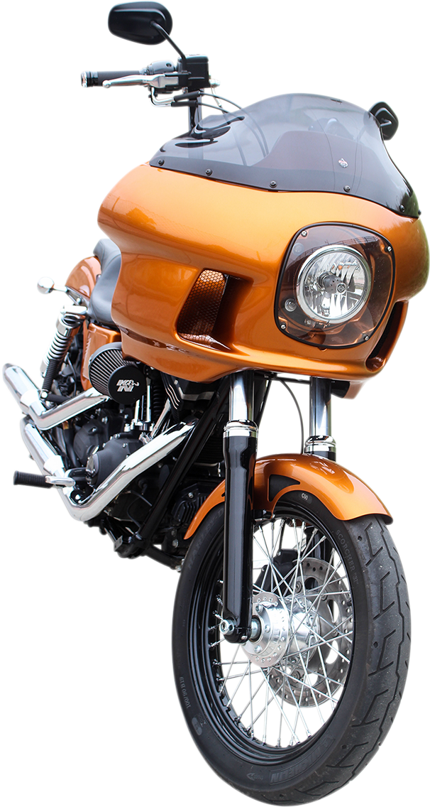 Klock Werks Dark Smoke 9" Flare Fairing Windshield fits 1984-1992 Harley FXRP