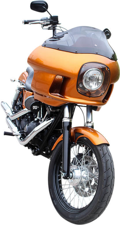 Klock Werks Dark Smoke 9" Flare Fairing Windshield fits 1984-1992 Harley FXRP