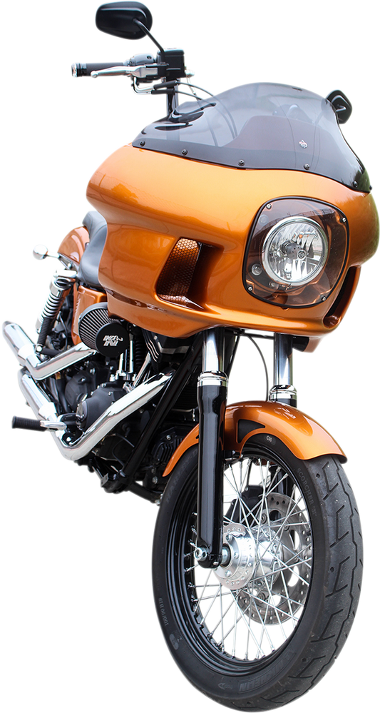 Klock Werks Dark Smoke 9" Flare Fairing Windshield fits 1984-1992 Harley FXRP
