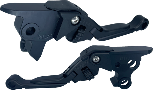 PSR Anthem Black Pro Adjustable Lever Set for 2021-2023 Harley Road Street Glide