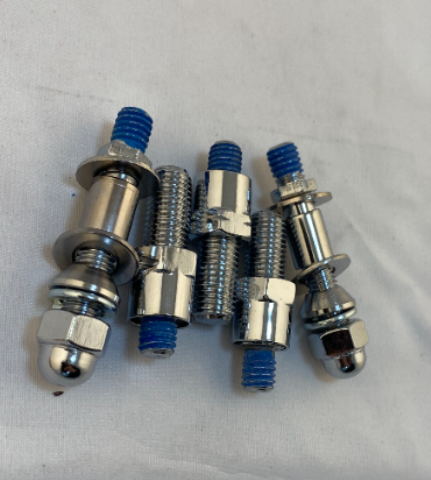 VTwin Wyatt Gatling Metric Motorcycle Mirror Stem Adapter Kit Honda Yamaha