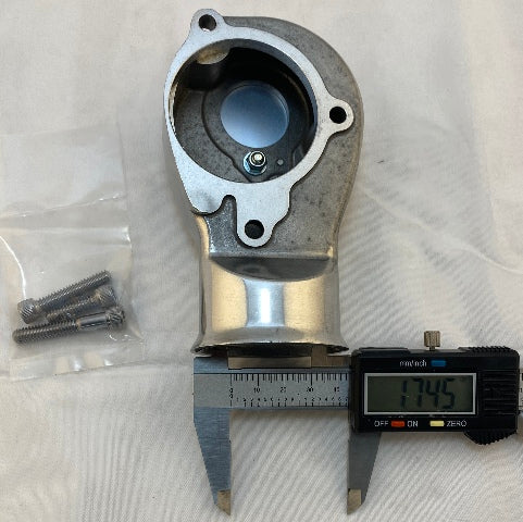Vtwin Shorty Carburetor Air Intake Snoot for Custom Harley Davidson Application