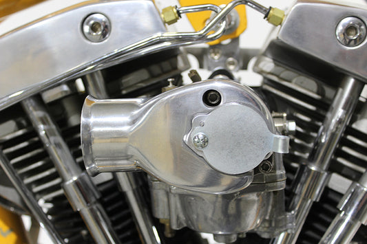 Vtwin Shorty Carburetor Air Intake Snoot for Custom Harley Davidson Application