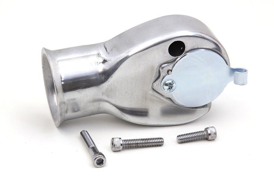Vtwin Shorty Carburetor Air Intake Snoot for Custom Harley Davidson Application