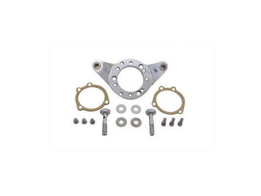 Vtwin Chrome Billet Air Cleaner Bracket Brace Kit 1999-2017 Harley Touring Softail