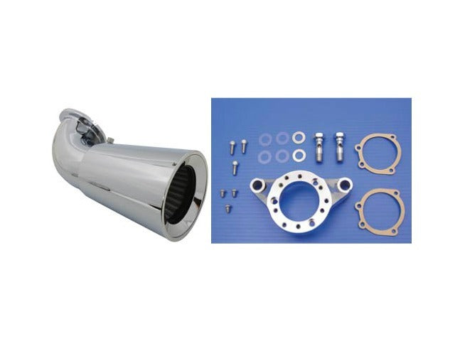 Vtwin Funnel Air Cleaner Breather & Support Bracket 1991-2015 Harley Sportster