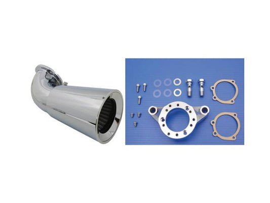 Vtwin Funnel Air Cleaner Breather & Support Bracket 1991-2015 Harley Sportster