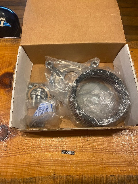 Vtwin Velo Dish Chrome Air Filter Kit for 1992-2017 Harley Softail Touring FXD