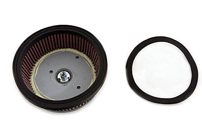 Vtwin Cyclovator Tapered Air Cleaner Filter fits 2001-2008 Harley Softail Dyna
