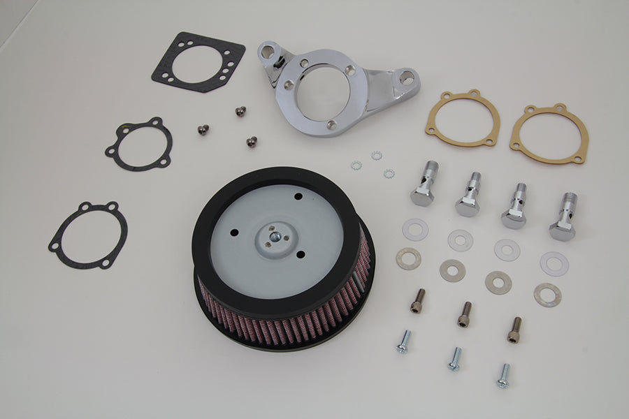 Vtwin Air Cleaner Filter Kit fits 1993-2007 Harley Softail Dyna FXST FXD