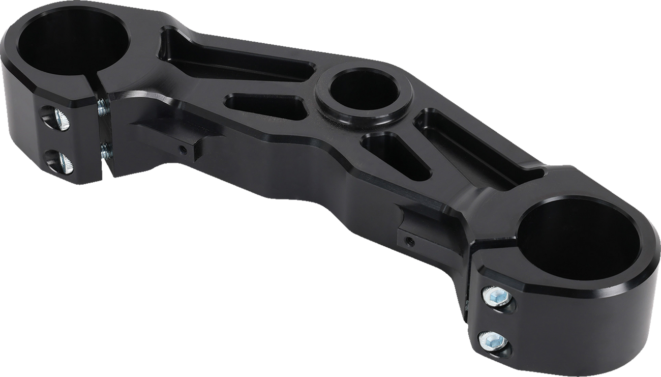 Thrashin Supply Black Bottom Triple Tree for 2024 Harley Road Glide FLTRX