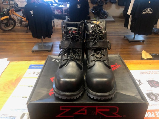 Z1R Trekker Mens 10.5 Black Motorcycle Riding Dual Sport Street Racing Boots