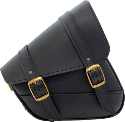 Willie & Max Motorcycle Black Swing Arm Saddlebag 1957-2021 Harley Sportster